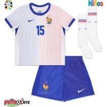 Camiseta Francia Marcus Thuram #15 Visitante Equipación para niños Eurocopa 2024 manga corta (+ pantalones cortos)